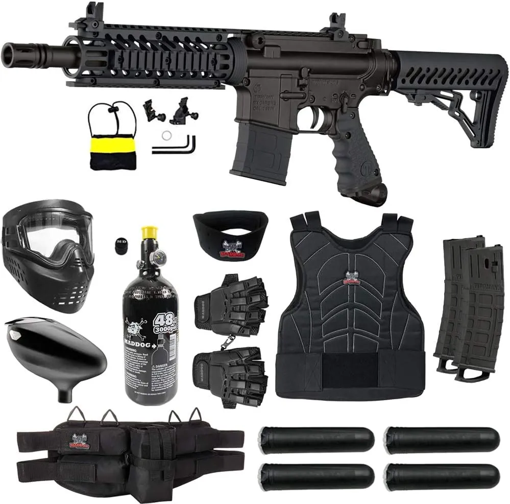 Maddog Tippmann TMC MAGFED Protective Paintball Gun Starter Package