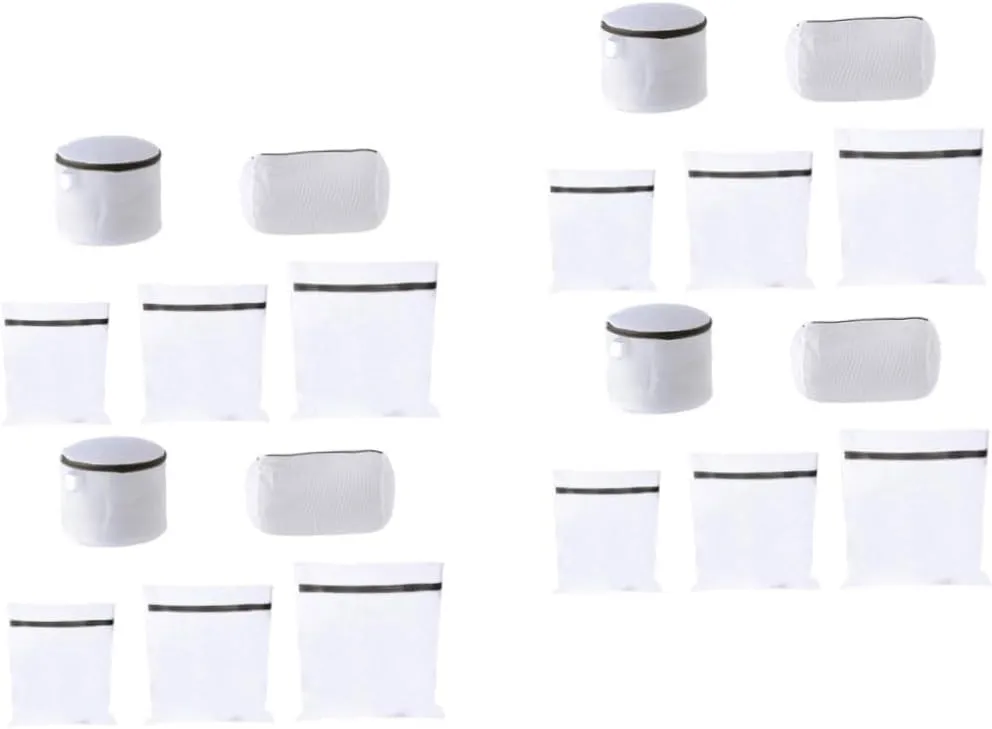 MAGICLULU Pro Laundry Bag for Washing Machine Mesh Lingerie Bag for Bra Underwear 10pcs*2
