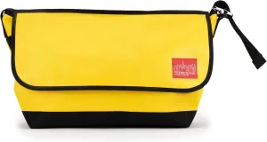 Manhattan Portage Vinyl Vintage Messenger Bag Large Ver2, Yellow, One Size