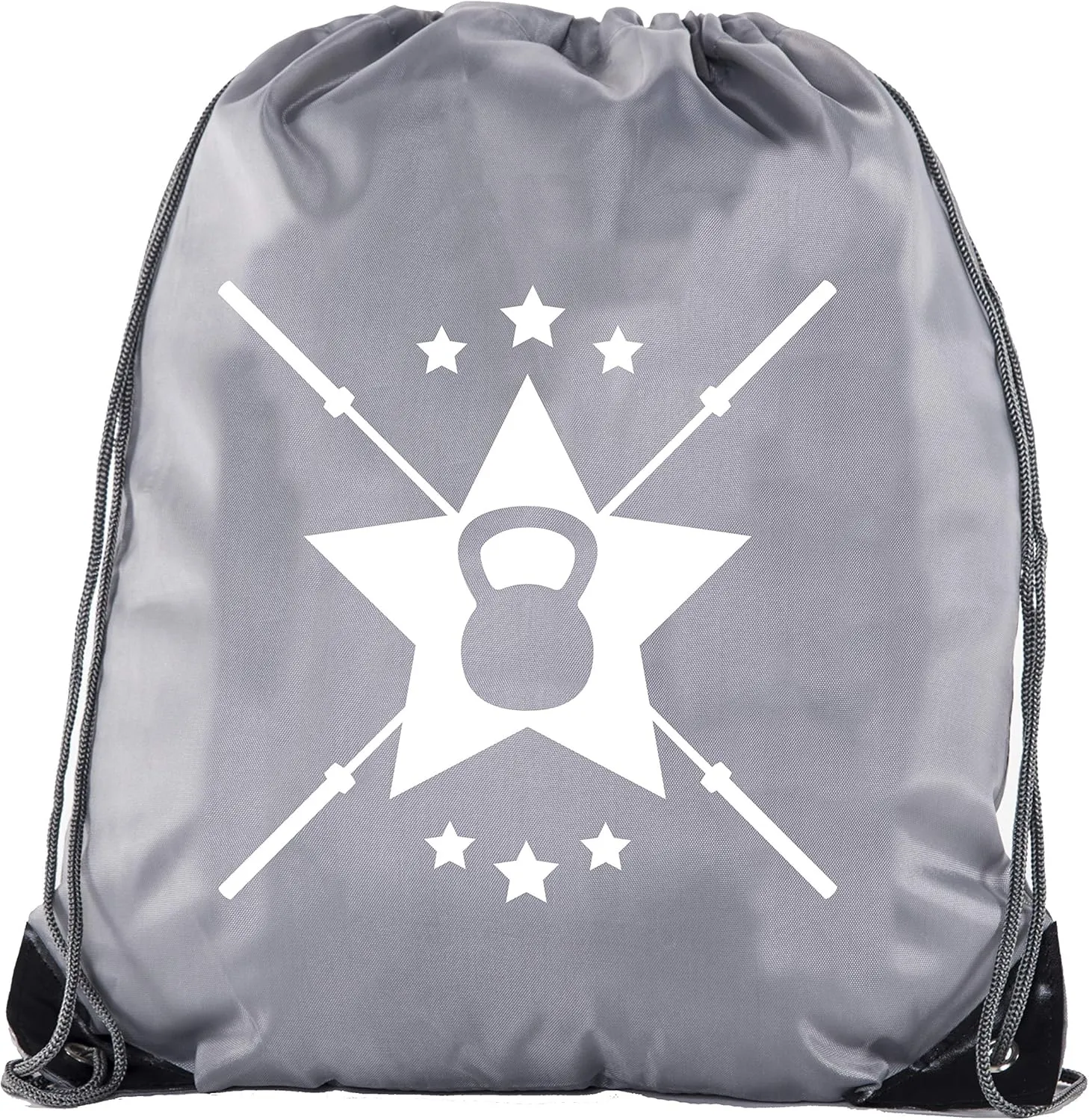 Mato & Hash Power Lifting Backpacks, Extreme Fitness Drawstring Bags Weightlifting Gym Bags - Emblem