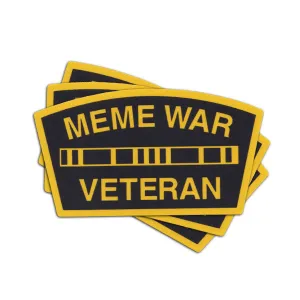 MEME WAR VETERAN STICKER