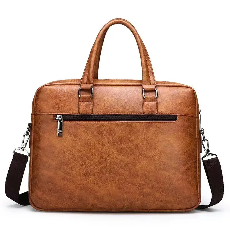 Men Genuine Leather Handbag