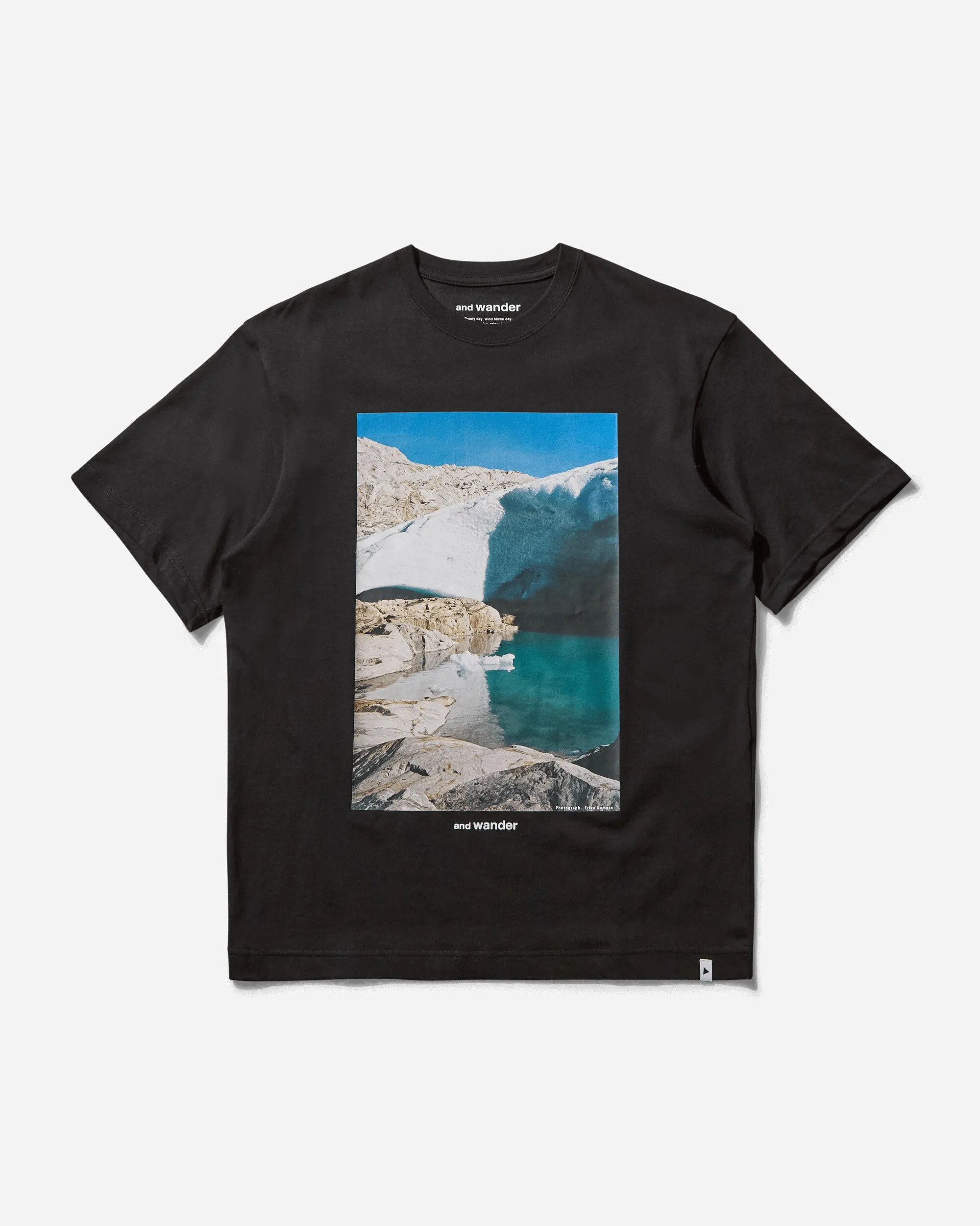 Men's Gracier Printed T-Shirt Black