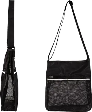 Mesh Beach Bag,See Through Bag Stadium Approved,Shell Collecting Bags With Zipper for Adults,Mushroom Foraging Bags