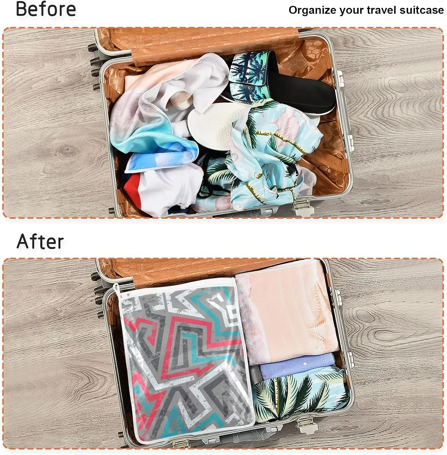 Mesh Laundry Bags Lingerie Bags for Washing Delicates 2 PCS Wash Bag with Zipper Small and Medium Washable Abstract Grey