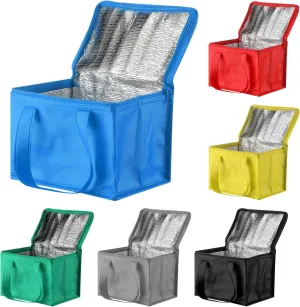 Mifoci 6 Pack Insulated Food Delivery Bags Bulk, 16 x 10 x 13 Inch Insulated Take Away Bags, Reusable Grocery Shopping Bags with Zippered for Hot Cold Food Delivery Refrigerator Pizza