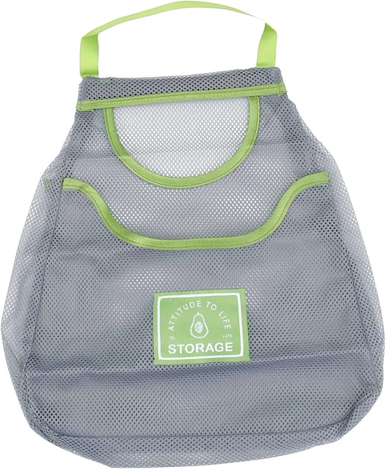 Mikinona Reusable Shopping Bag Multifunctional Mesh Tote Storage Hanging Bag Polyester Travel Organizer