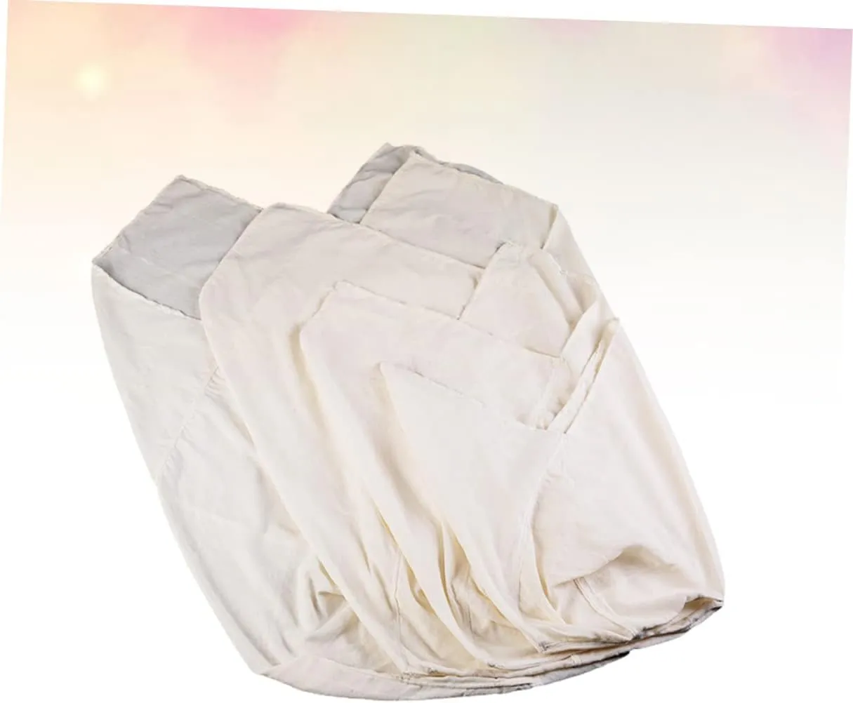 Milk Juice Filter Bag Cotton Mesh Strainer Brew Bag Pulp Strainer Reusable Easy to Cle