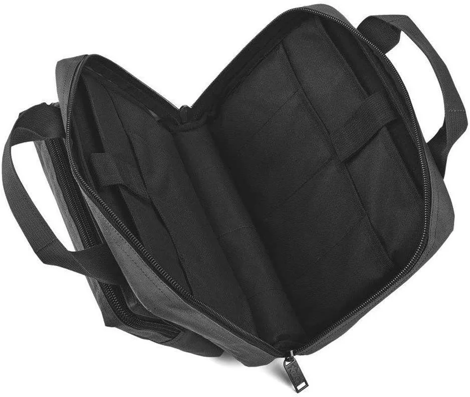 Mini Range Bag (12.75" X 8.75" X 3") - Heavy Duty Fabric - Locking Double Zippers