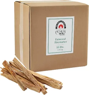 Minuteman International Fire Starting Fatwood Sticks in Refill Box, Natural Fatwood 12" W x 12" L x 12" H