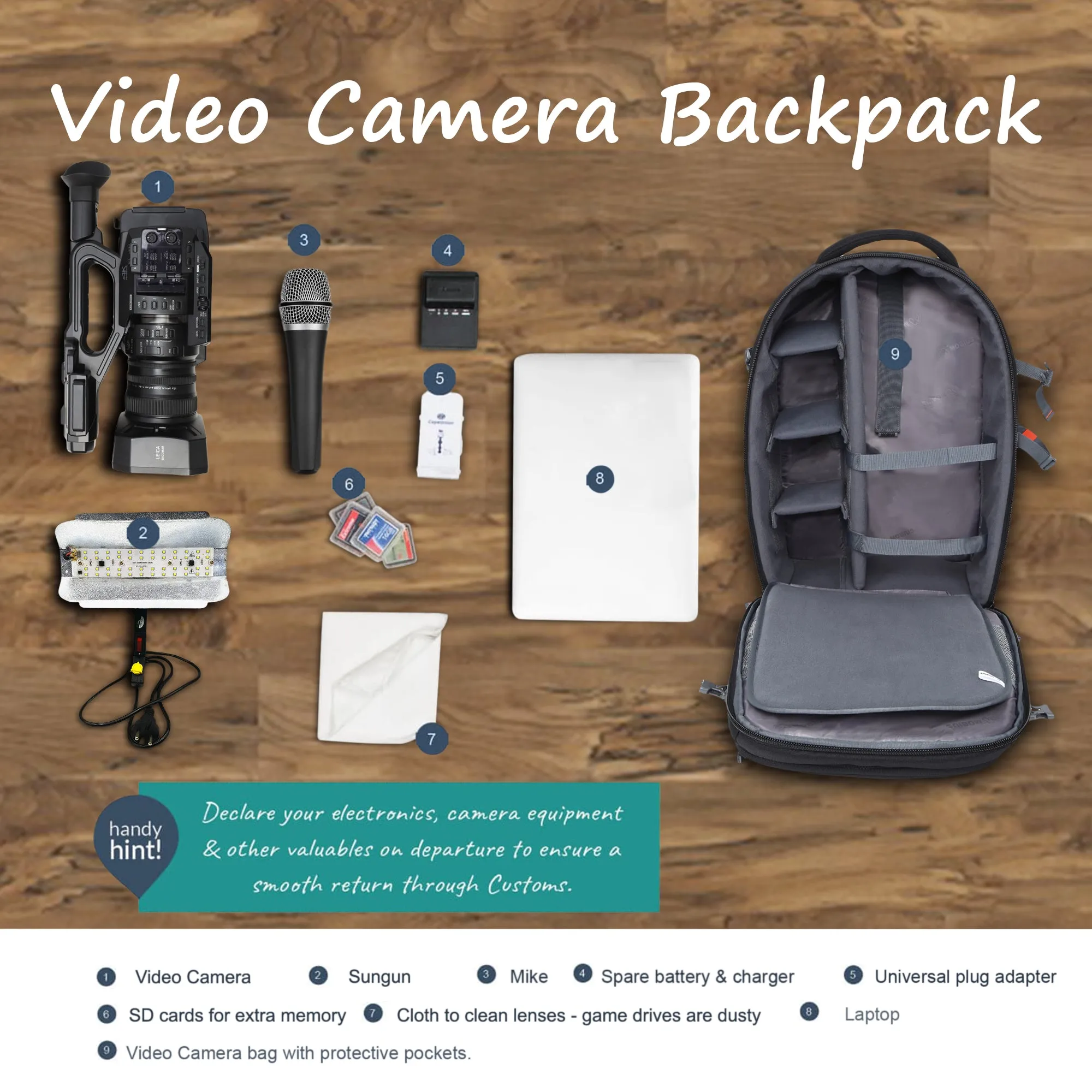 Mobius Director Video Backpack