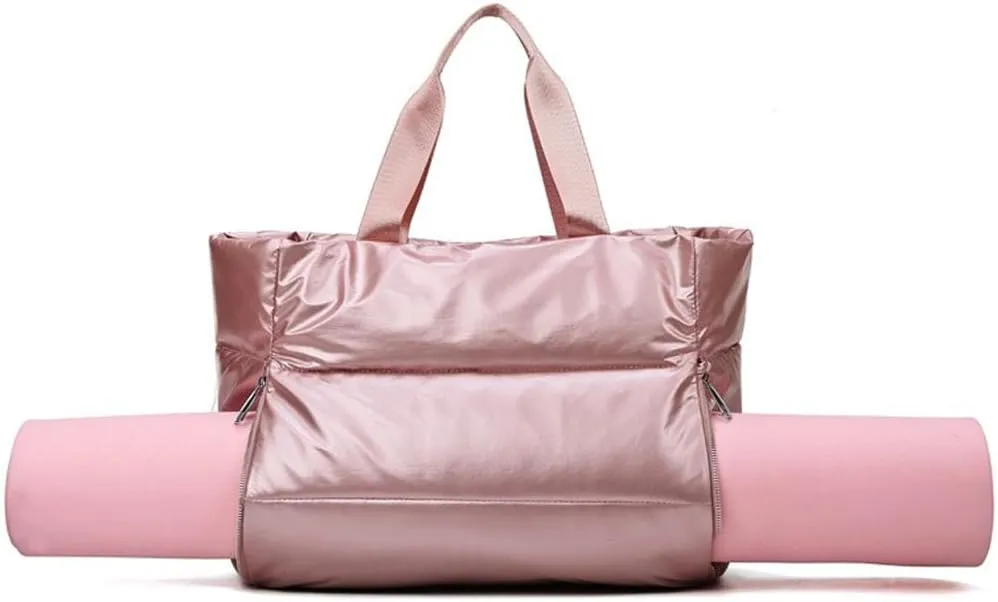 Molodo Gym Bag for Women,Travel Tote Bags Waterproof Puffer Gym Bag Duffle Bag for Yoga Sports Vacation 2024