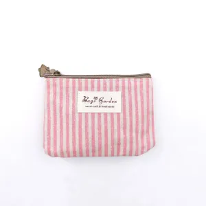 Monedero Waterproof Rayas Rosa Bags Garden