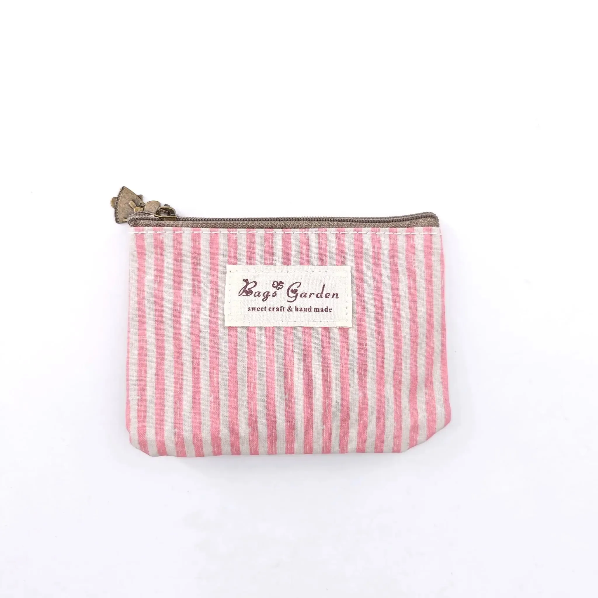 Monedero Waterproof Rayas Rosa Bags Garden