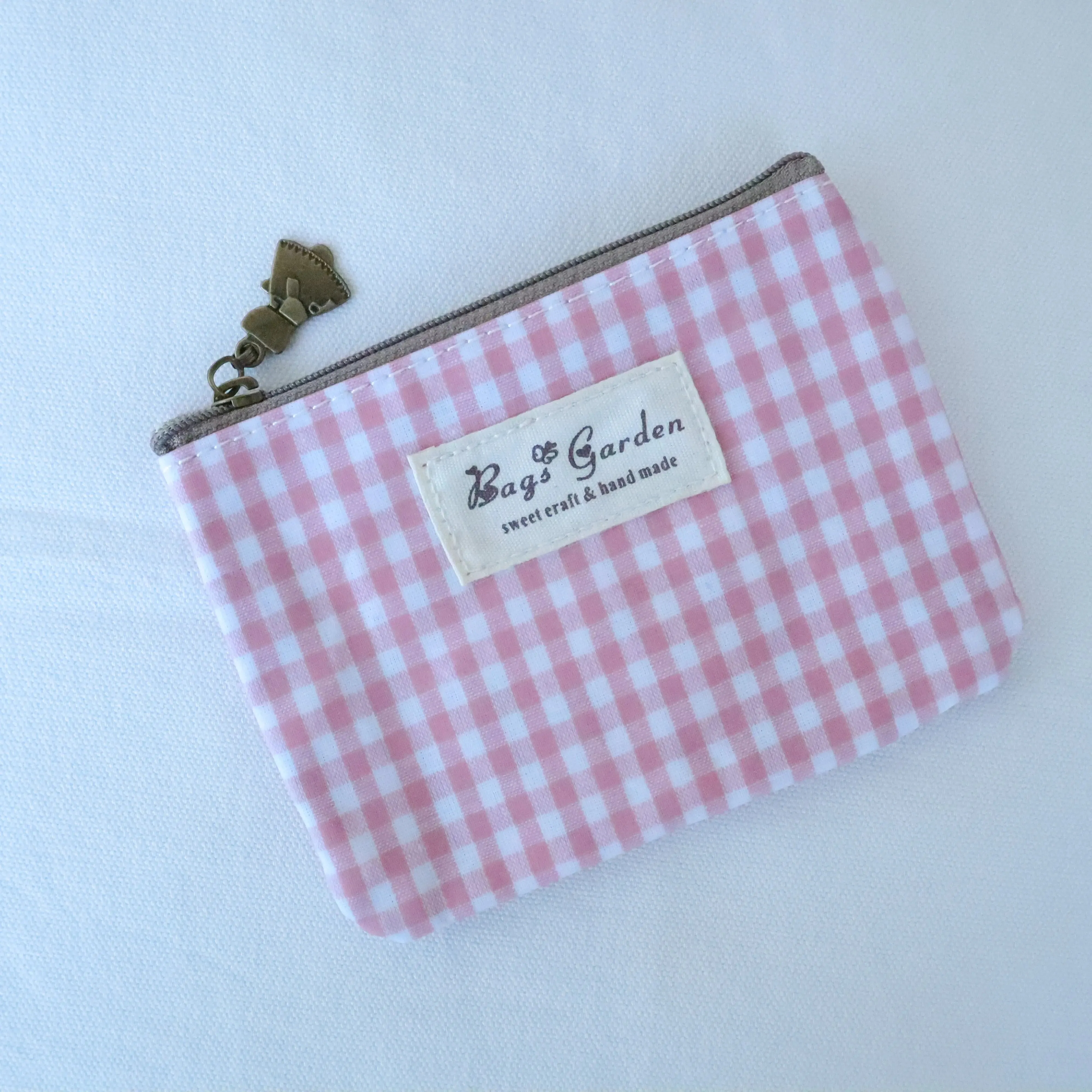 Monedero Waterproof Vichy Rosa Bags Garden