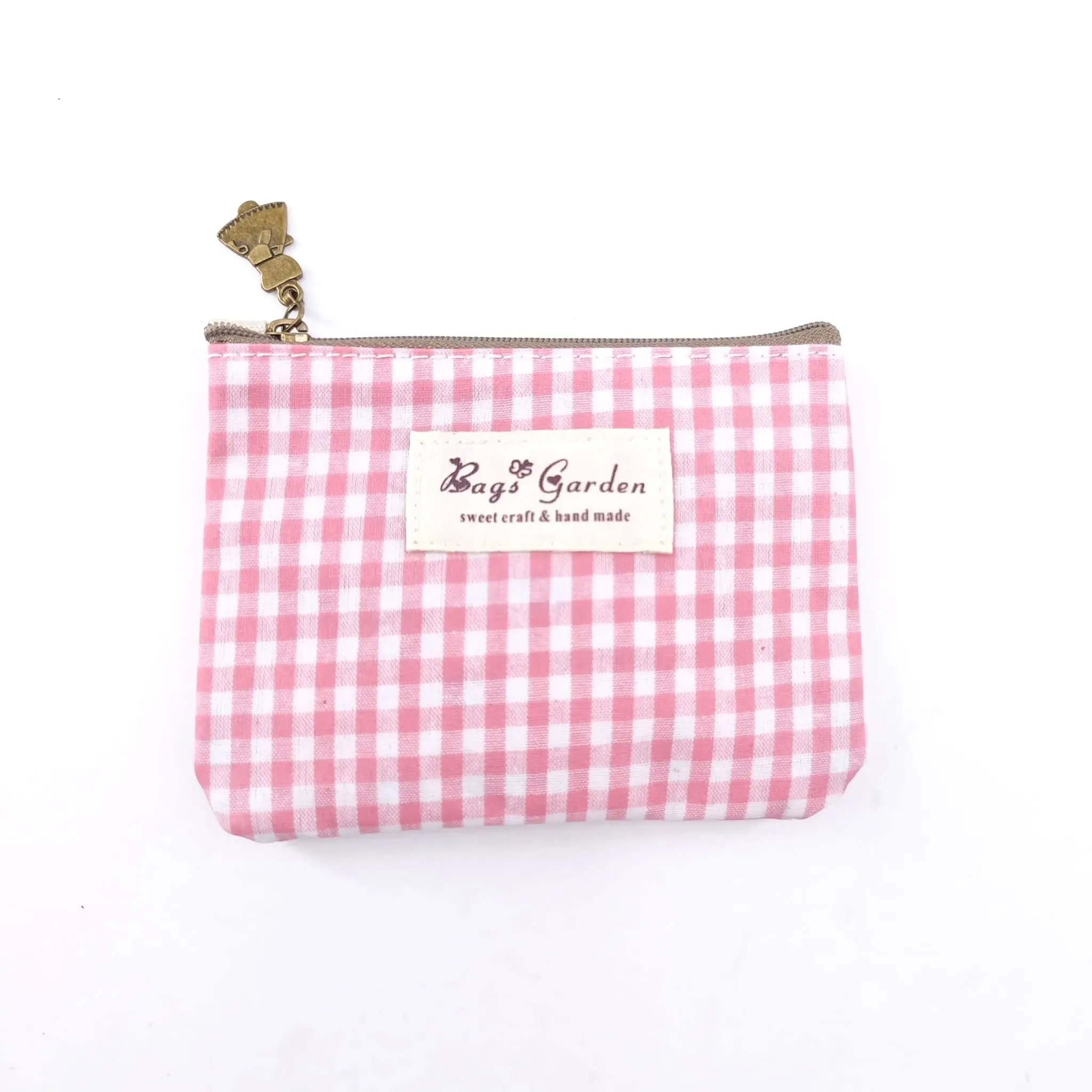 Monedero Waterproof Vichy Rosa Bags Garden