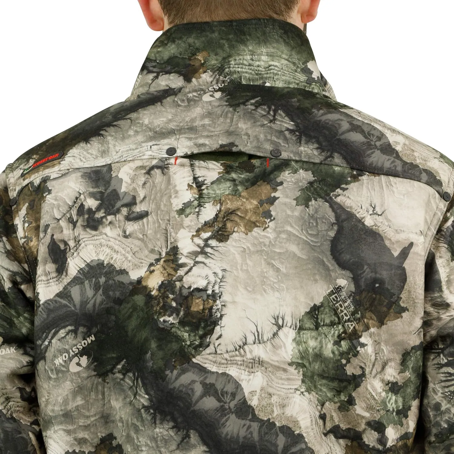 Mossy Oak Men's Sherpa Fleece Lined Camo Hunting Jacket