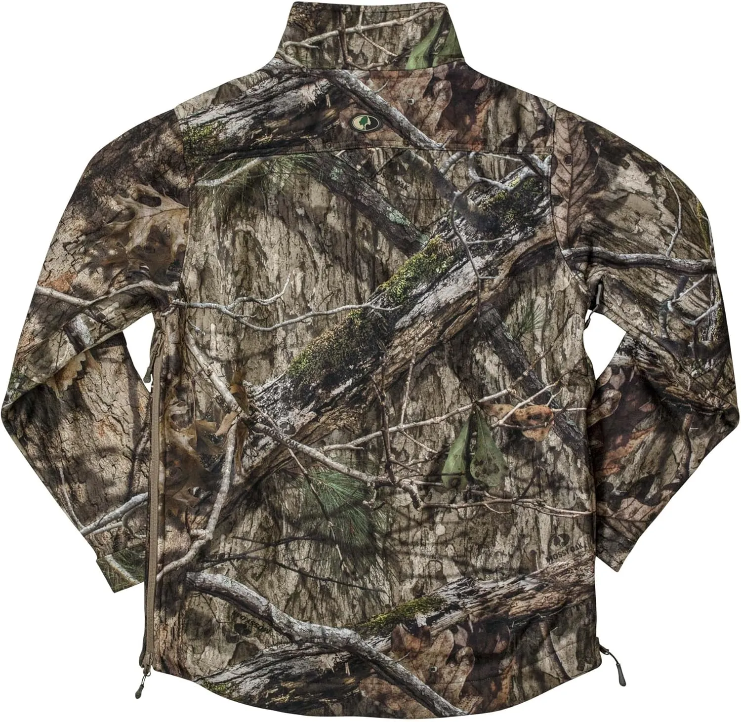 Mossy Oak Men's Sherpa Fleece Lined Camo Hunting Jacket