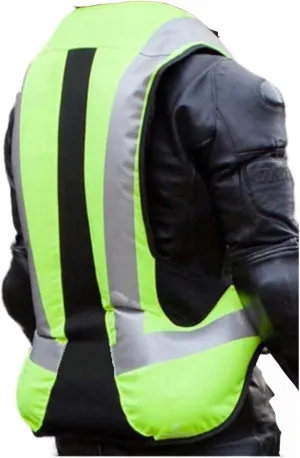 Motorcycle Airbag Vest Motocross Protective Reflective Jacket Unisex, Lightweight, High Mobility