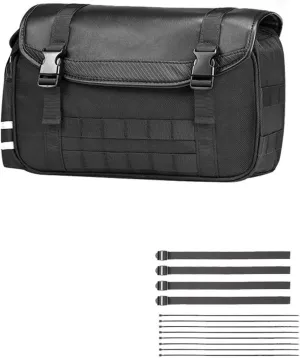 Motorcycle Saddle Bags Universal Motorbike Side Bag Travel Luggage Saddlebag for Cruiser Motorbike Dirt Bike Scooter Pannier Bag for Yam&aha SR400 MT-07 Suitable(8L)