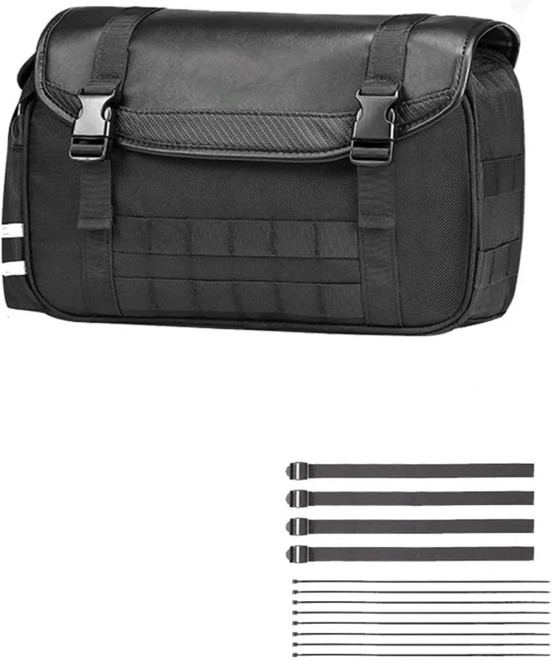 Motorcycle Saddle Bags Universal Motorbike Side Bag Travel Luggage Saddlebag for Cruiser Motorbike Dirt Bike Scooter Pannier Bag for Yam&aha SR400 MT-07 Suitable(8L)