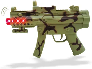 Mozlly Light Up Sonic Military Toy Gun - Light Up Guns for Kids with Sound, Military Camouflage Ranger Force Army Toy Gun, Great Party Favor Gun Toy and Costume Prop - 11.5 Inch, Color May Vary
