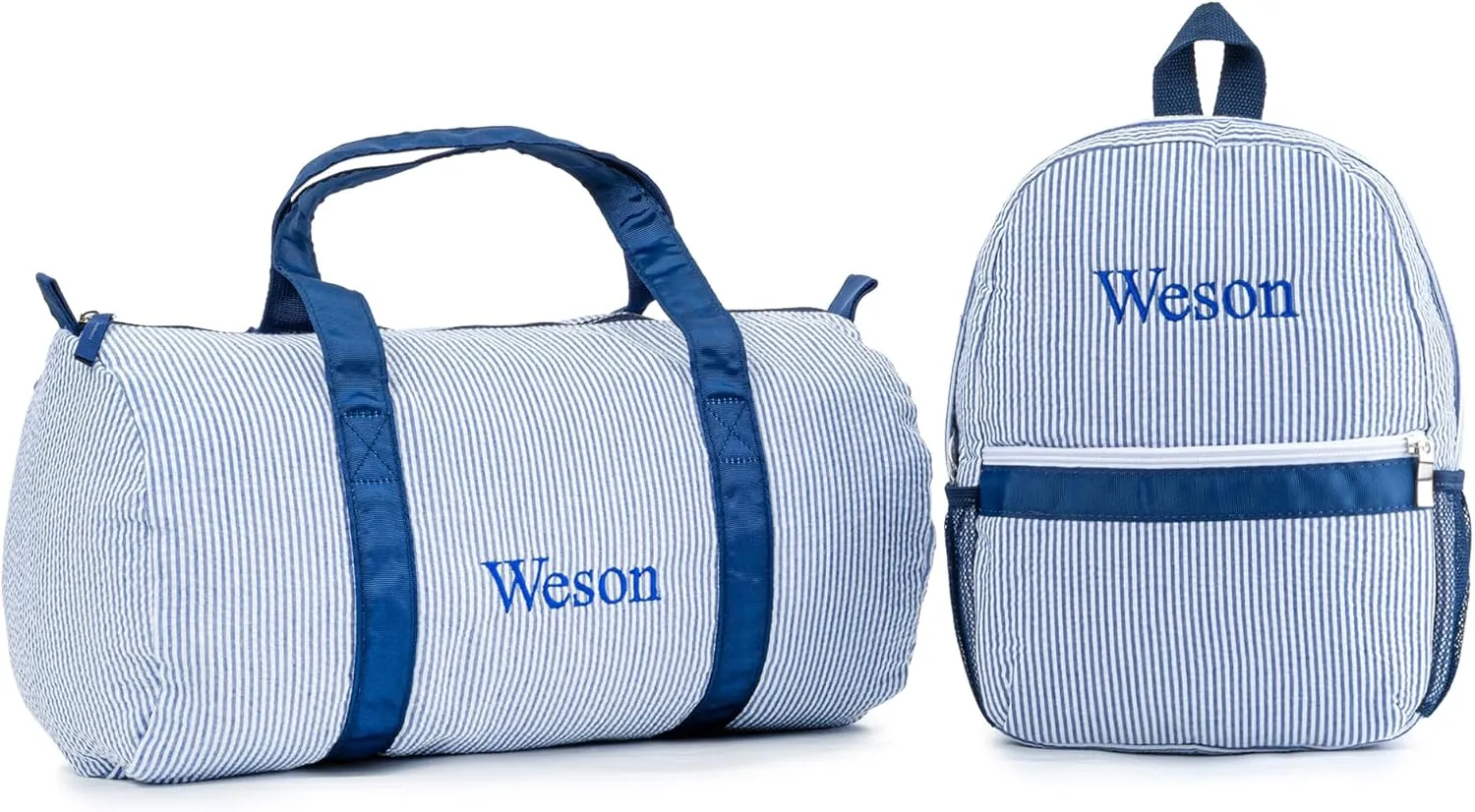 MT WORLD Kids' Personalized Backpacks & Duffel Bags Set - Overnight Bags for Girls & Boys, Includes Weekender Bag