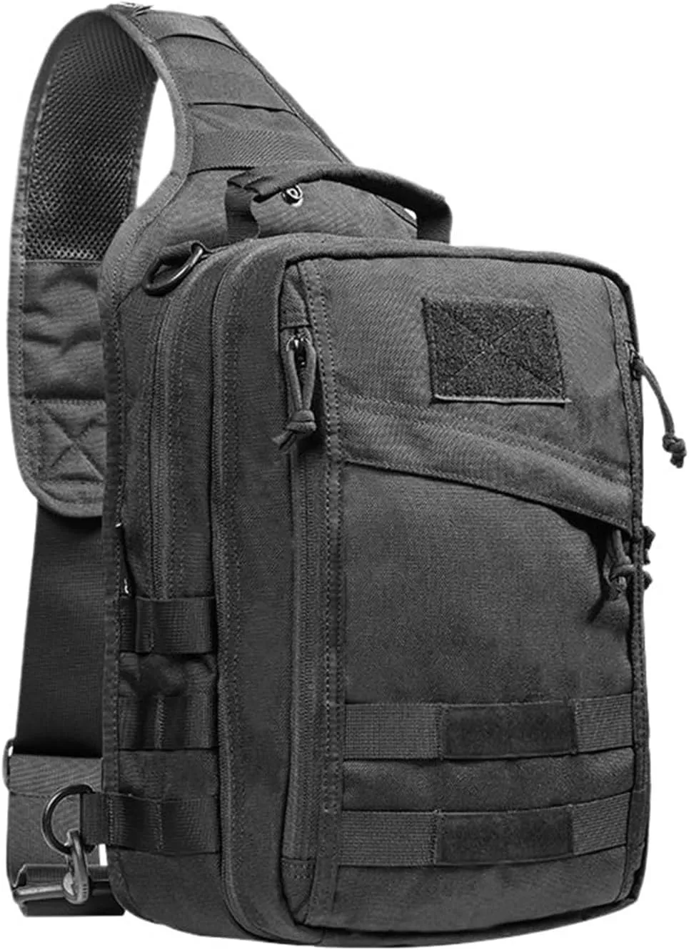 Multi-function Camous Bag Outdoor Hiking Travel Oblique Satchel Chest Bag 1000D Sports Shoulder Bag(Green)