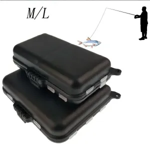 Multi Slots Fishing Box Lure Boxes Double Sided Use Bait Hook Case Organizer Large Capacity Lure Storage Case Fishing Tackle