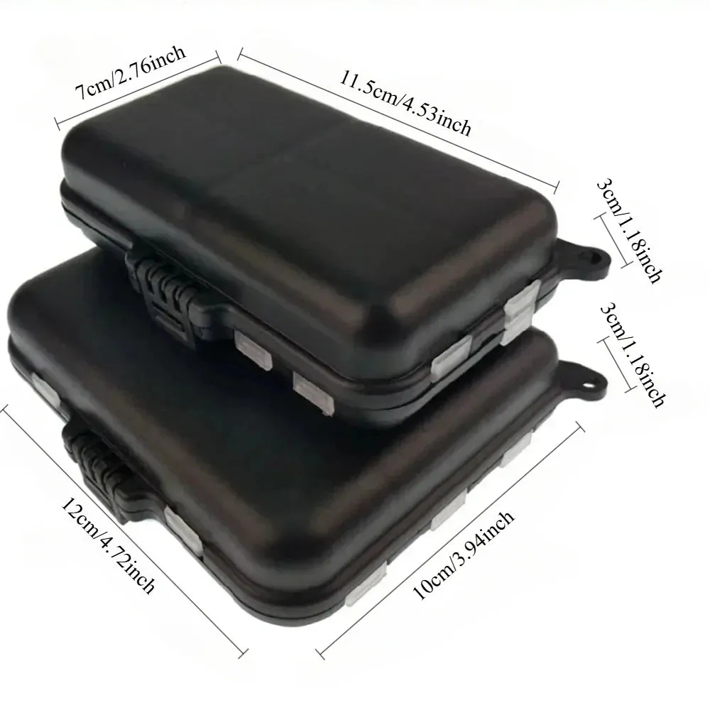 Multi Slots Fishing Box Lure Boxes Double Sided Use Bait Hook Case Organizer Large Capacity Lure Storage Case Fishing Tackle