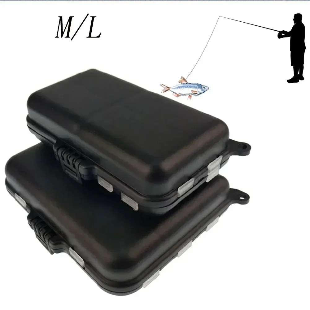 Multi Slots Fishing Box Lure Boxes Double Sided Use Bait Hook Case Organizer Large Capacity Lure Storage Case Fishing Tackle