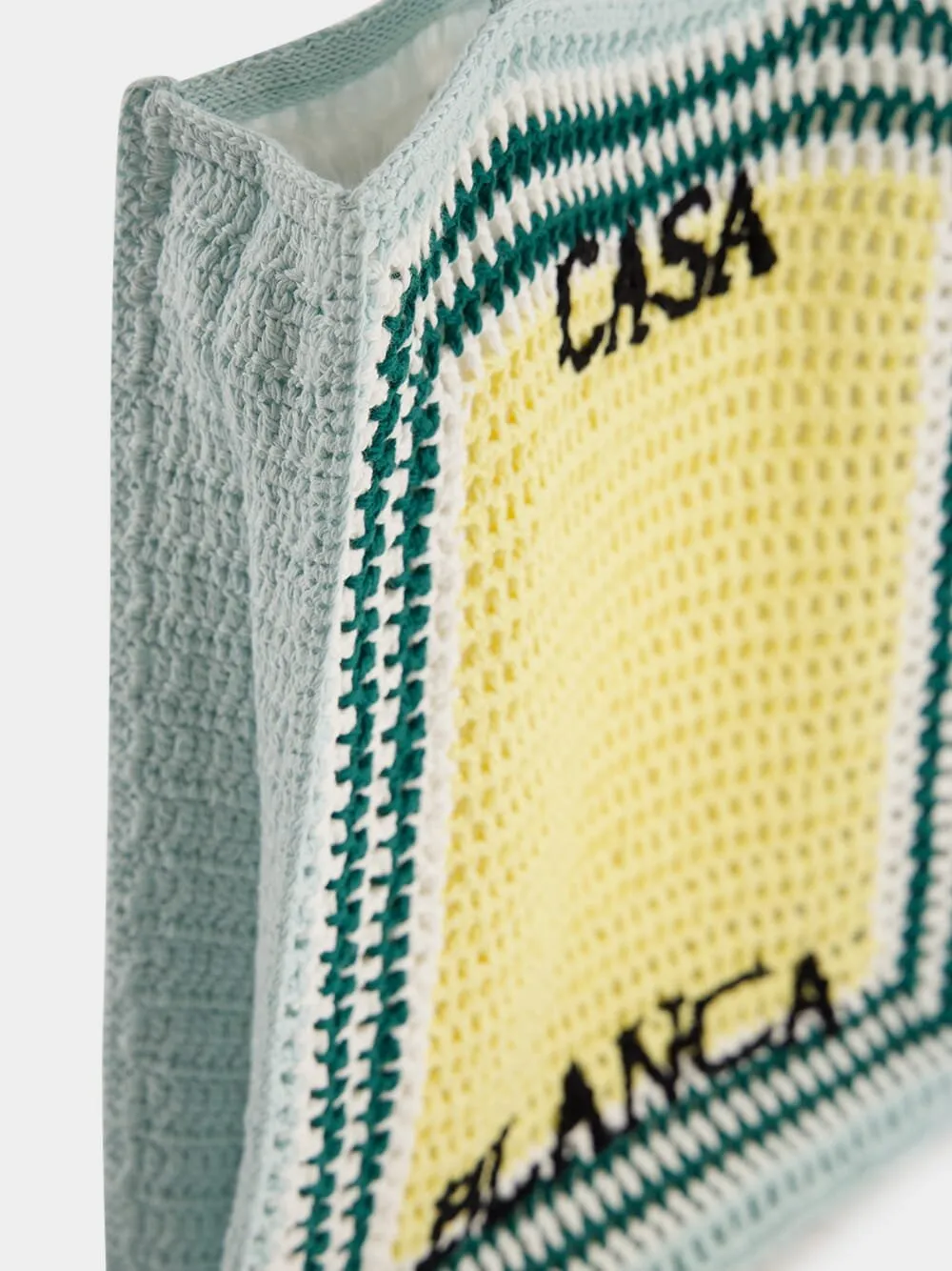 Multicolour Crochet Tote