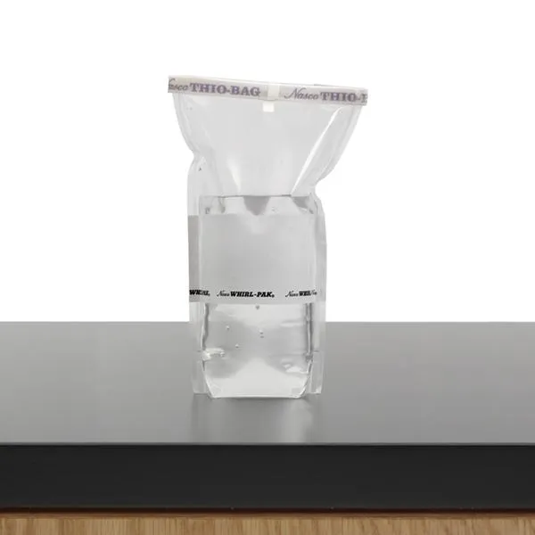 Nasco B01403 Whirl-Pak® Stand-Up Thio-Bags® - 10.1 oz. (300 ml) - Box of 100