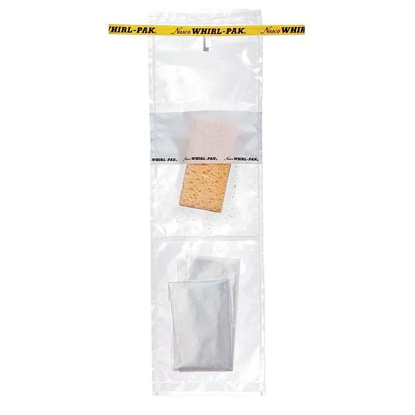 Nasco B01423 Whirl-Pak® Hydrated Speci-Sponge® Bags with Sterile Glove - 18 oz. (532 ml) - Box of 100
