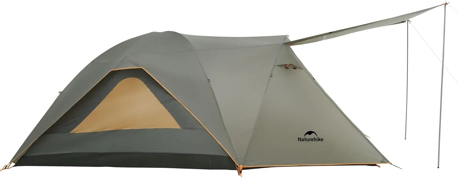 Naturehike Kota 8 Person Tent, Waterproof Double Wall Camping Tent, Large Spacious 8-10 Person Tents for Camping, Hiking, Picnic