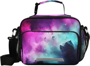 Nebulae Pink Kids Lunch Box Insulated Lunch Bags Cooler Tote Bag with Removable Shoulder Strap for Boy Girl Student 20862054