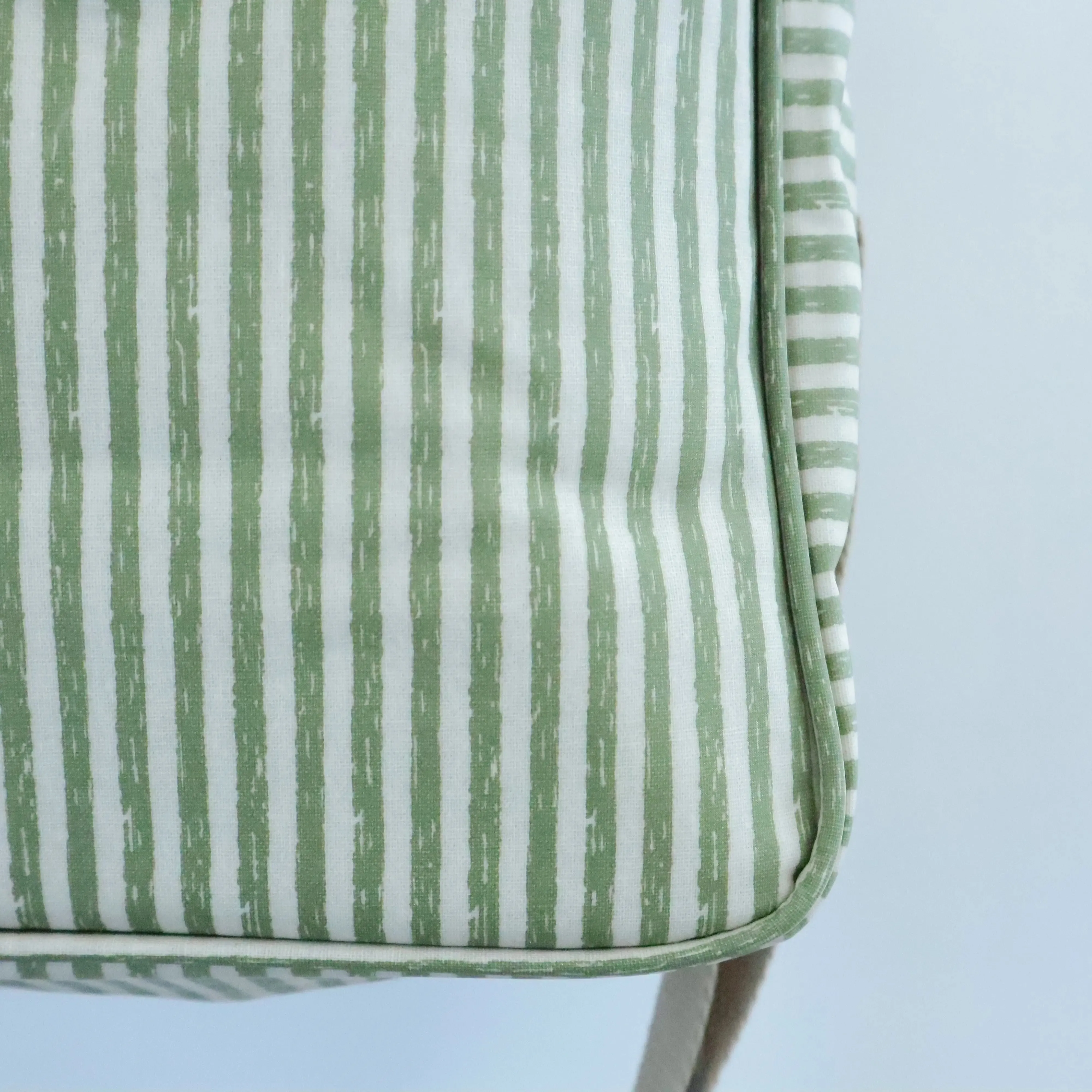 Neverita waterproof cuadrada Rayas Verde Bags Garden