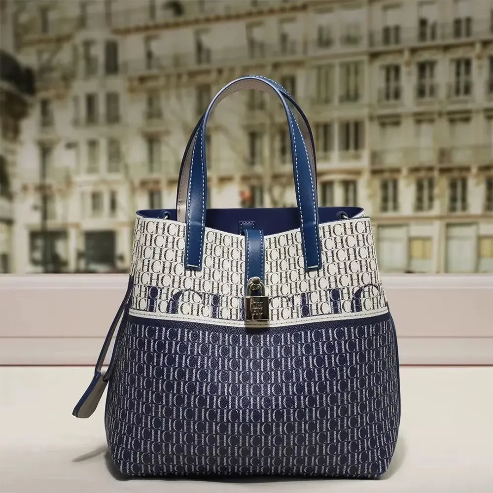 New ELite Women Fashion Large Capacity Shoulder Bag Classic Retro Exquisite Print Multi Purpose