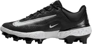 Nike Alpha Huarache Elite 4 Low MCS Men's Baseball Cleats (FD6221-003, Black/Dark Smoke Grey/White)