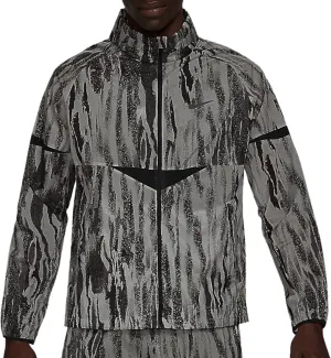 Nike Men's Windrunner Wild Run Water Repellent Hooded LIGHT Jacket (US, Alpha, X-Large, Regular, Regular, Light Smoke Grey/Black)