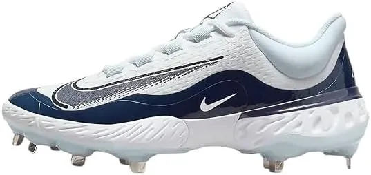 Nike Team Alpha Huarache Elite 4 Low Metal Baseball Cleats, DR6851-101