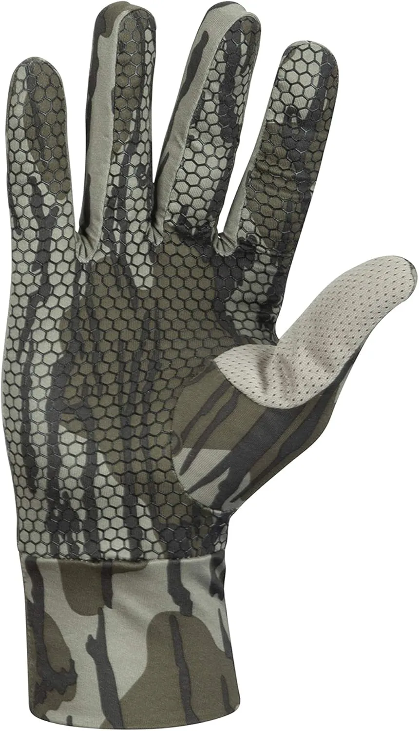 North Mountain Gear Mossy Oak Mens Lightweight Camo Hunting Gloves