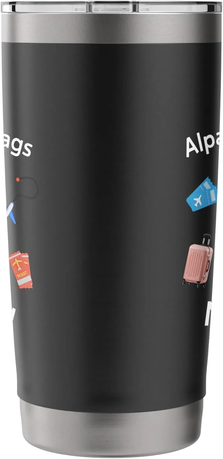 Norway Vacation Alpaca My Bags Norway Stainless Steel Insulated Tumbler