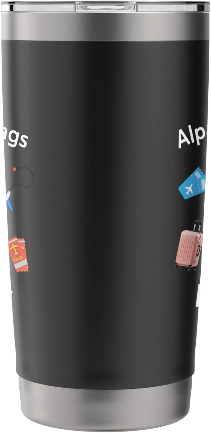 Norway Vacation Alpaca My Bags Norway Stainless Steel Insulated Tumbler