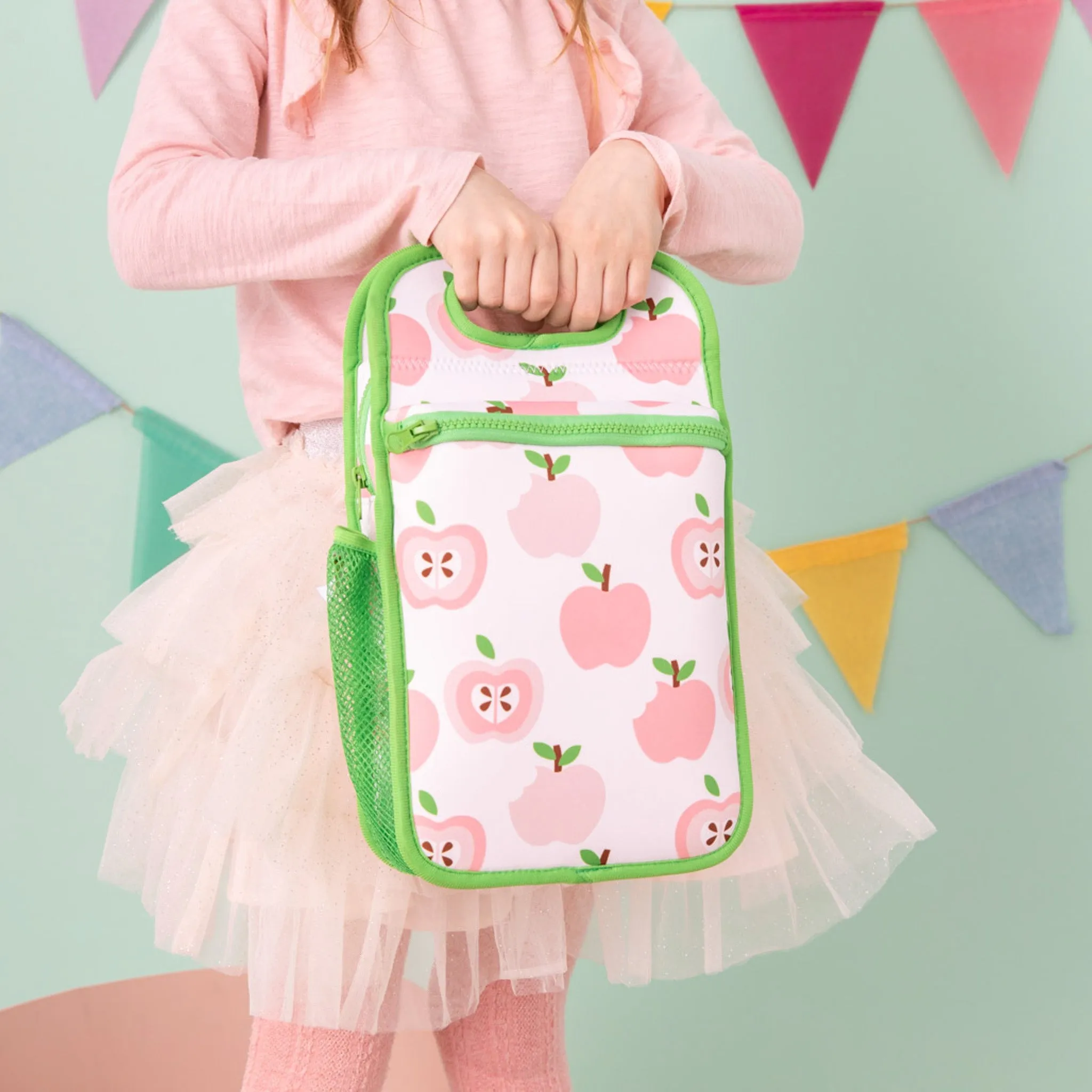 Nudie Rudie Lunch Box Neoprene Lunch Bag - Apple Bliss