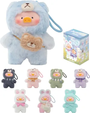 Official Lulu The Piggy Blind Box - Joyful Time Series Plush Keychain Blind Boxes Figures Cute Stuffed Animals Mystery Box Collectibles Toys Home Decorations Holiday Birthday Gifts, Single Box