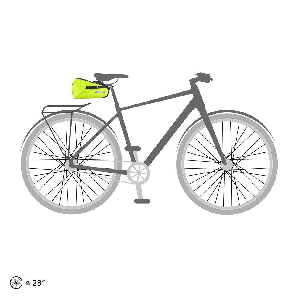Ortlieb Waterproof Saddle Bag Two High-Visibility  4.1 Liter - Neon Yellow