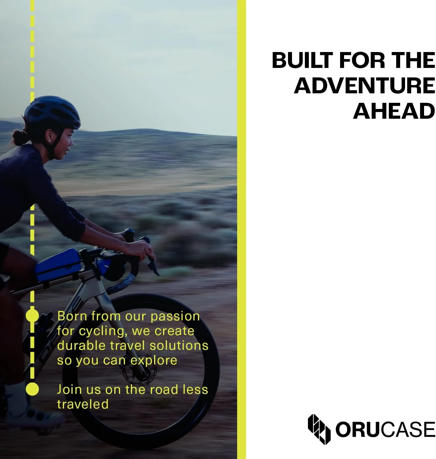 ORUCASE Smuggler HC Bike Handlebar Bag - Waterproof Bike Bags for Bicycles - Insulated Storage Bicycle Bag - Durable Front Bike Pouch - 3 L - Coyote
