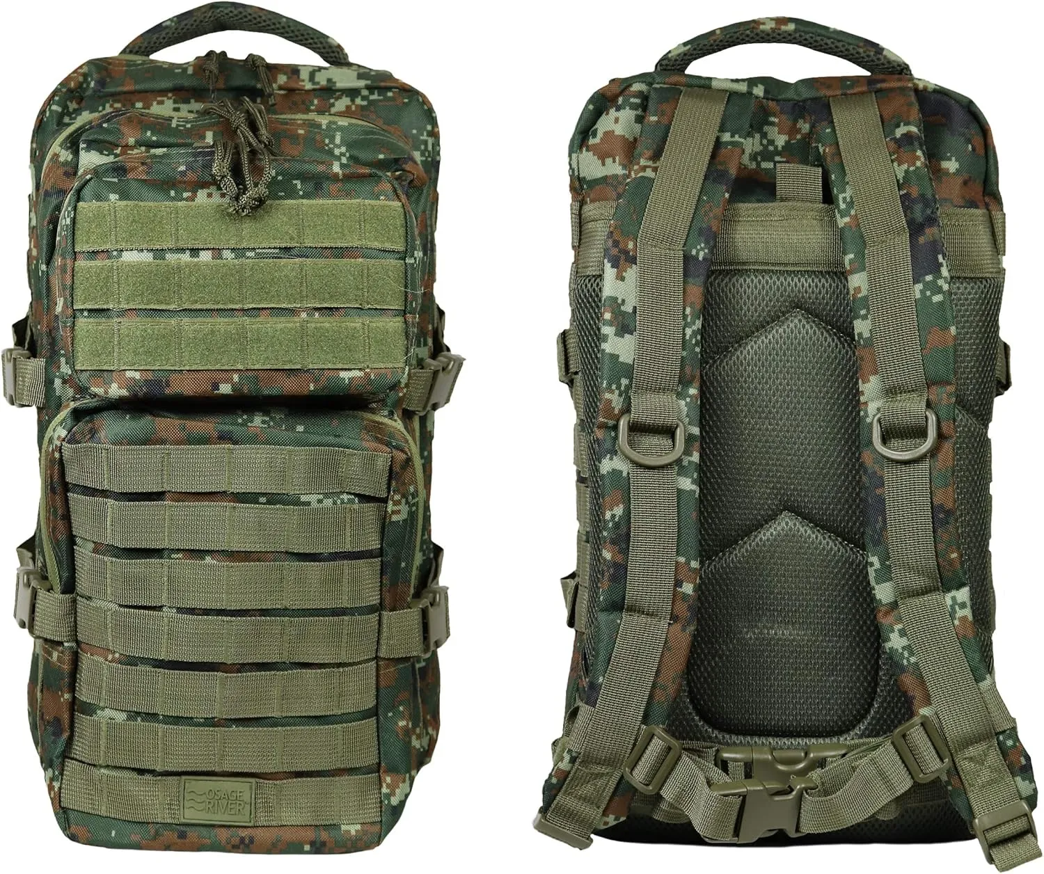 Osage River Fishing Backpack Tackle and Rod Storage - Camo
