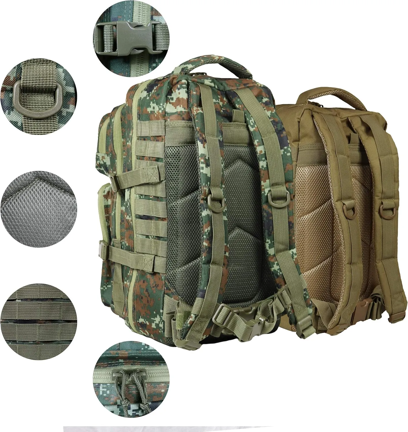 Osage River Fishing Backpack Tackle and Rod Storage - Camo